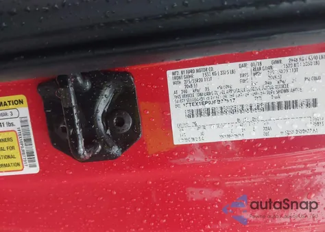 2018 Ford F-150 Xl z USA, uszkodzony, nr VIN 1FTEX1EP9JFB77917